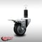 Service Caster 3'' SS Thermoplastic Rubber Swivel 1-1/4'' Expanding Stem Caster Total Lock Brake SCC-SSEXTTL20S314-TPRB-114 - alternate 2